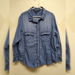 Lee Riders Shape Illusions denim button shirt